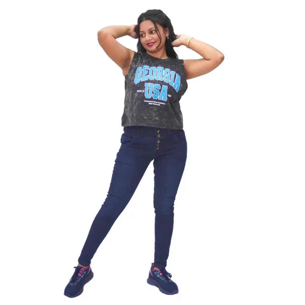 Ladies Denim Trousers 