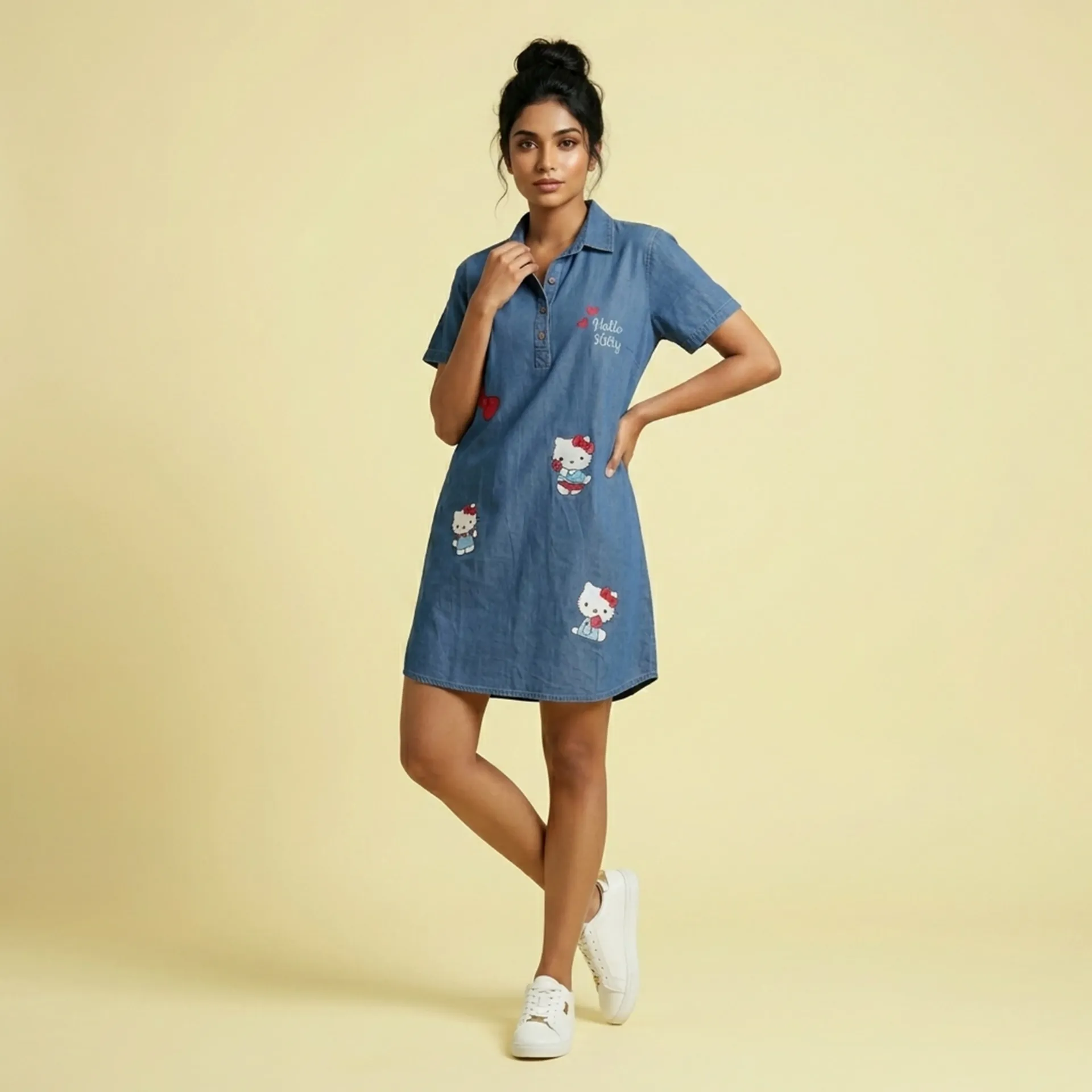 Ladies Denim Frock