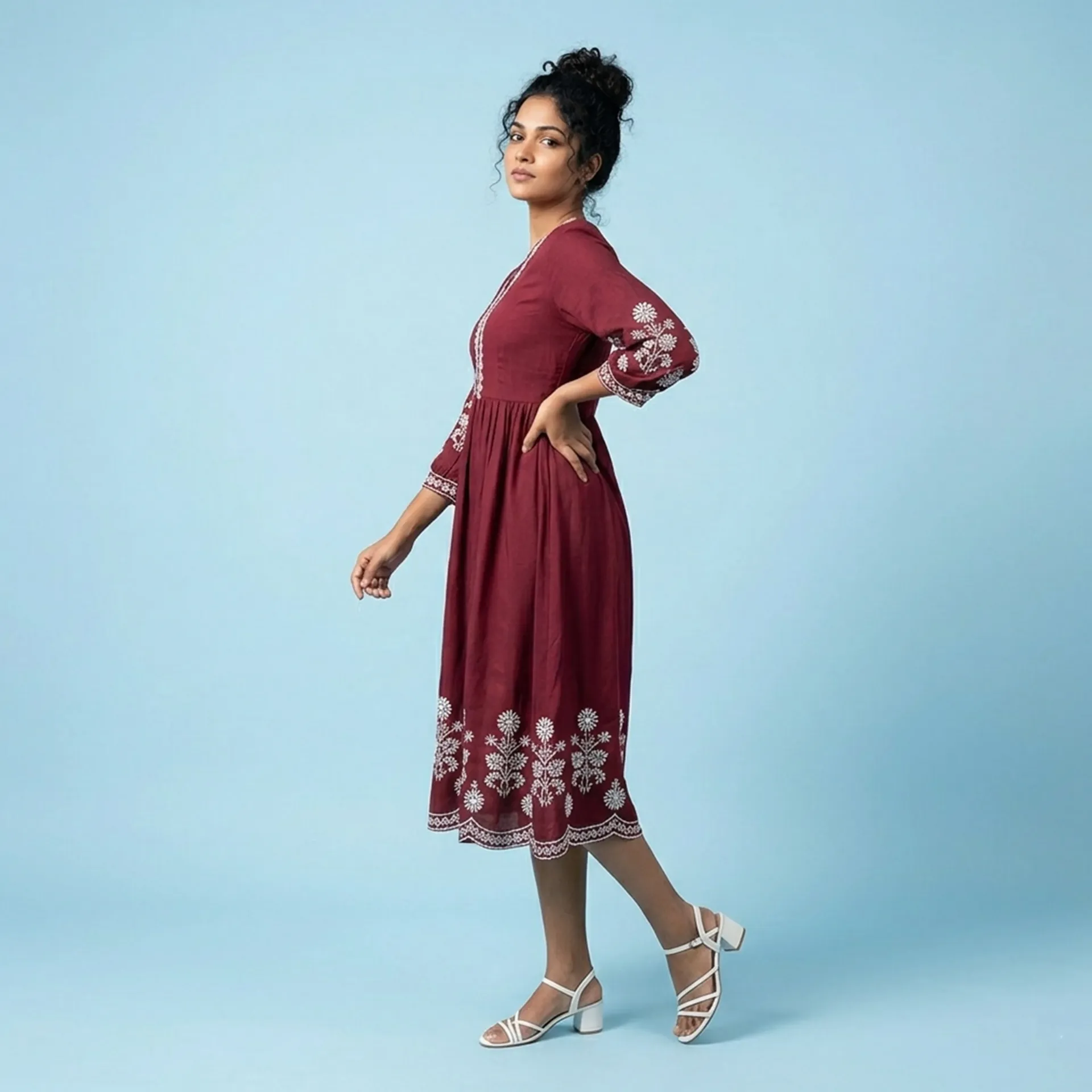 Ladies Linen Frock